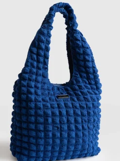 Best Saint and Sofia Soho Shoulder Tote Bag - Blue