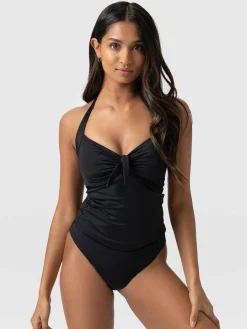 Best Saint and Sofia Sol Tankini Top - Black