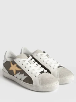 Sale Saint and Sofia Spitalfields Sneaker - Metallic Gold