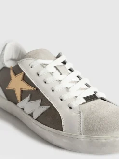 Sale Saint and Sofia Spitalfields Sneaker - Metallic Gold