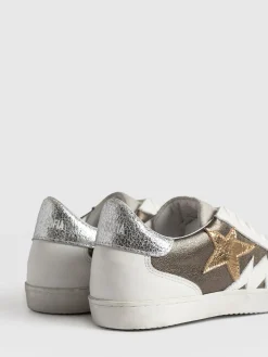 Sale Saint and Sofia Spitalfields Sneaker - Metallic Gold