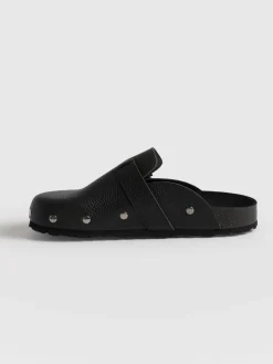 Discount Saint and Sofia Studded Clogs - Black