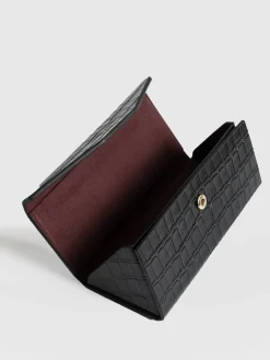 Best Saint and Sofia Sunglasses Case - Black Croc