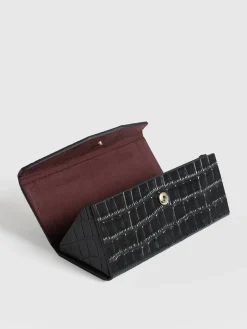 Best Saint and Sofia Sunglasses Case - Black Croc