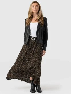 New Saint and Sofia Sutton Skirt - Ditsy Leopard
