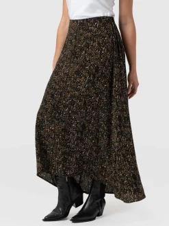 New Saint and Sofia Sutton Skirt - Ditsy Leopard