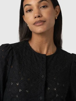 Best Saint and Sofia Tabitha Blouse - Black Broderie