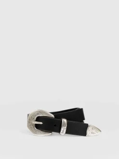 New Saint and Sofia Western Belt - Black